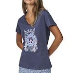 Pieces T Shirt  Femme Pieces Briella. Coloris disponibles : Bleu