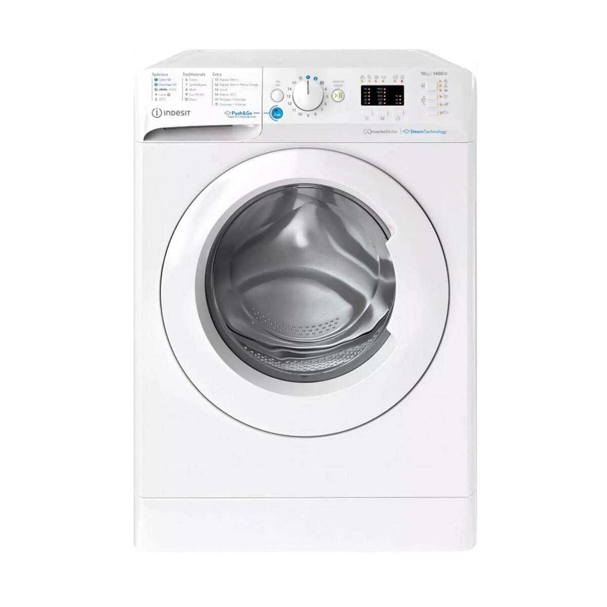 Indesit Lave-linge frontal 10kg 1400 tours/min - BWA101496XWVFR