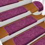 Voir la diapositive 5 : VIDAXL Tapis d'escalier 30 pcs 65x21x4 cm Violet