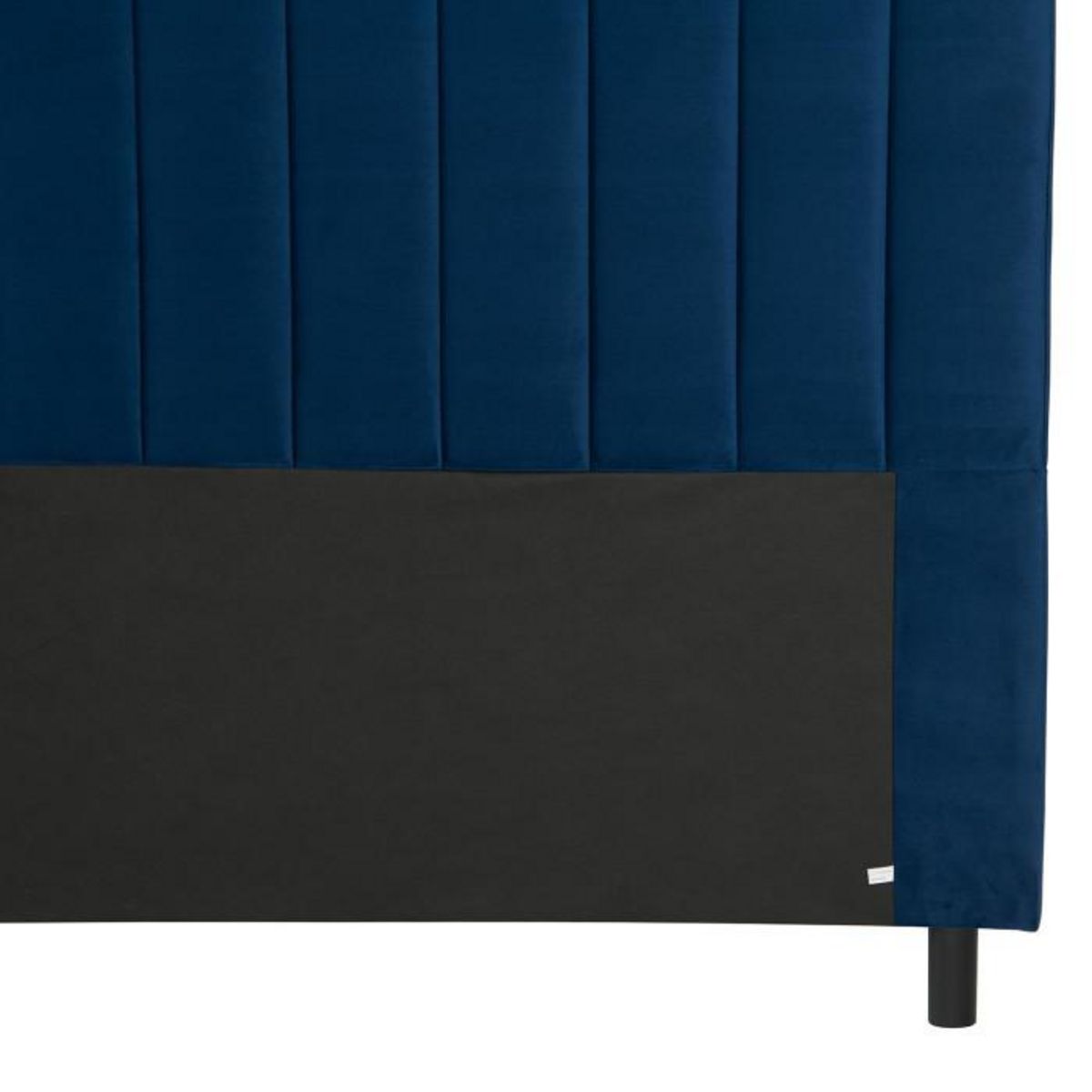 Paris Prix Tête de Lit en Velours Design  Kenty  140cm Bleu