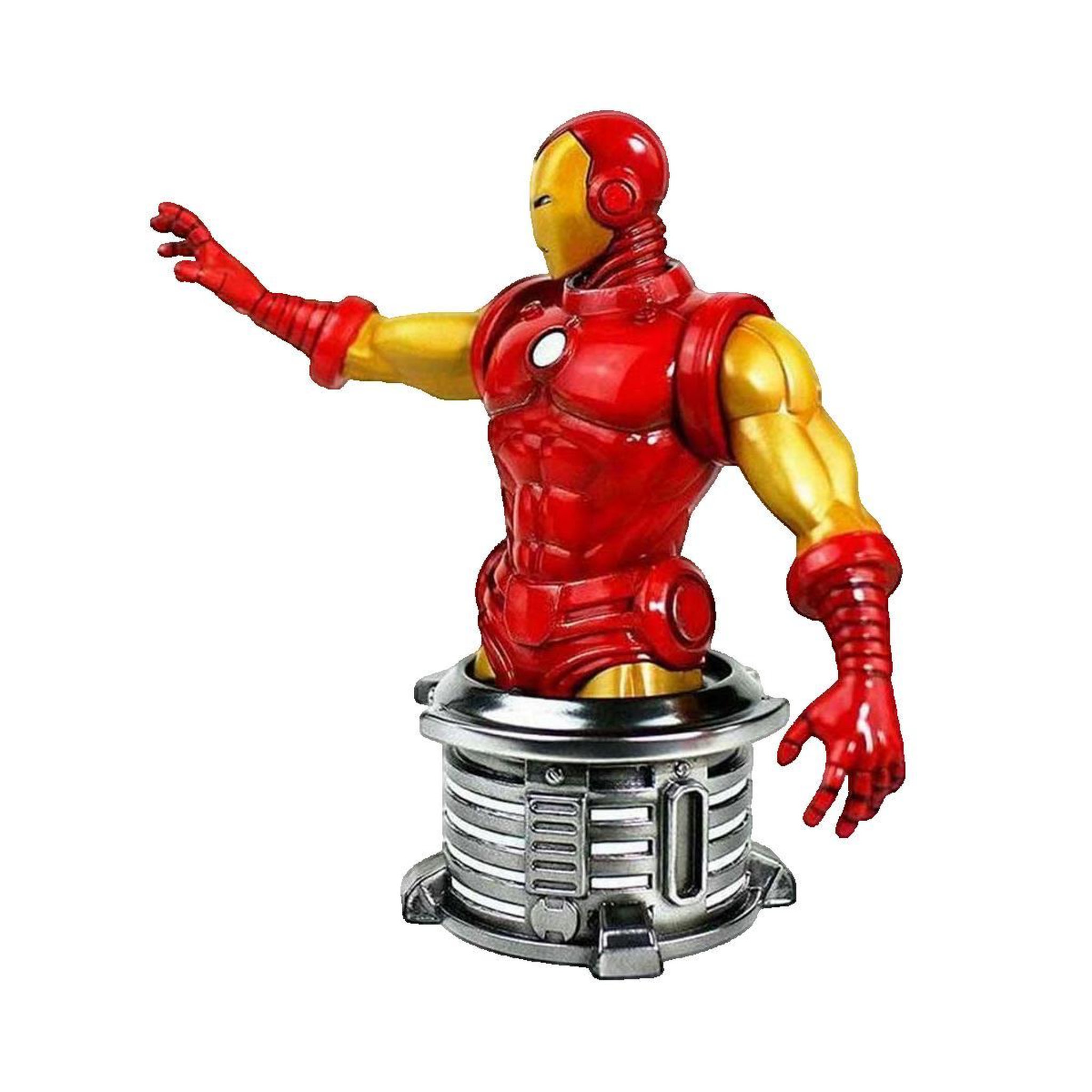 Voir la diapositive 3 : Avengers Figurine Semic-Distribution Buste Iron Man Métallique