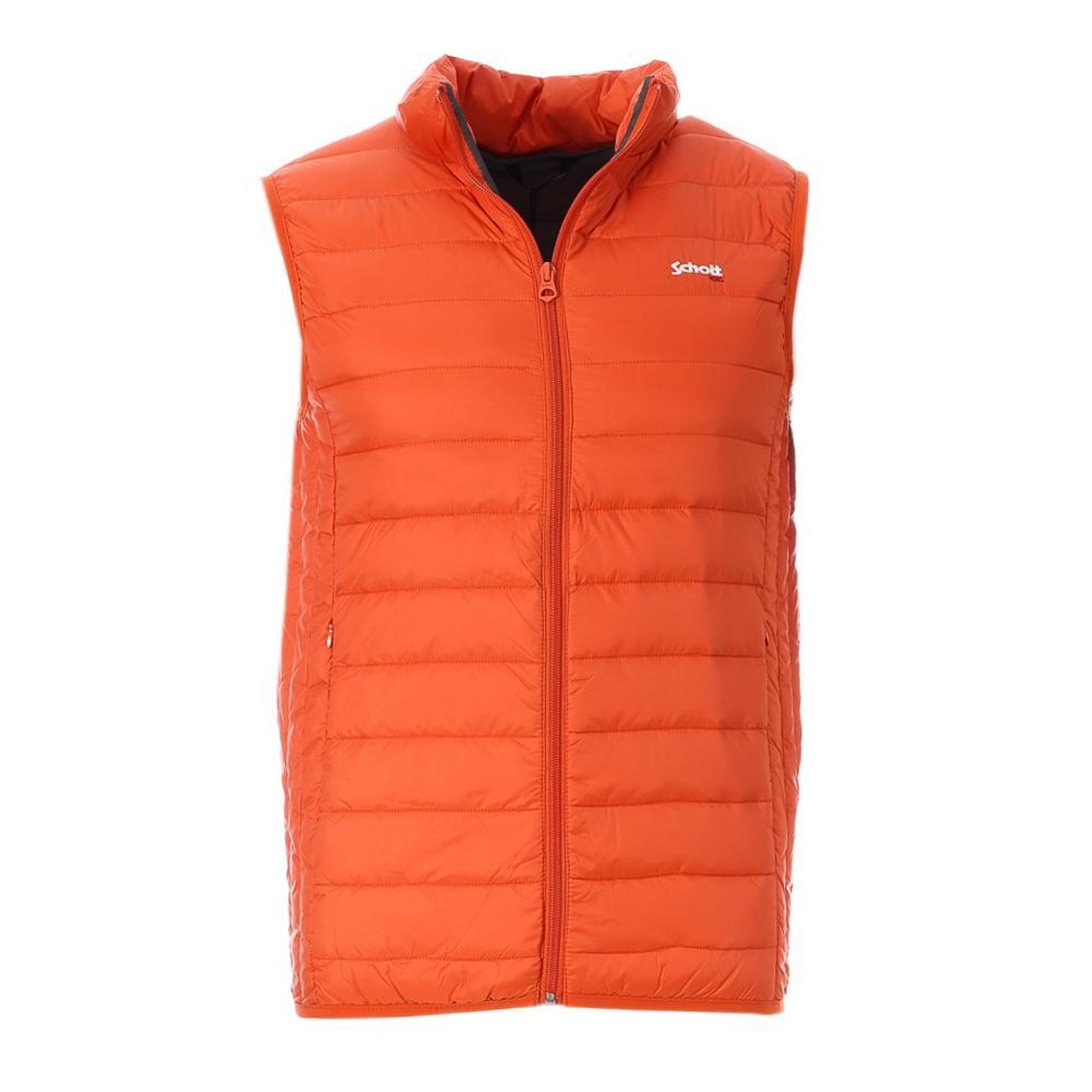 Voir la diapositive 1 : Schott Doudoune Sans Manches Orange Homme Schott OAKLANDVRS