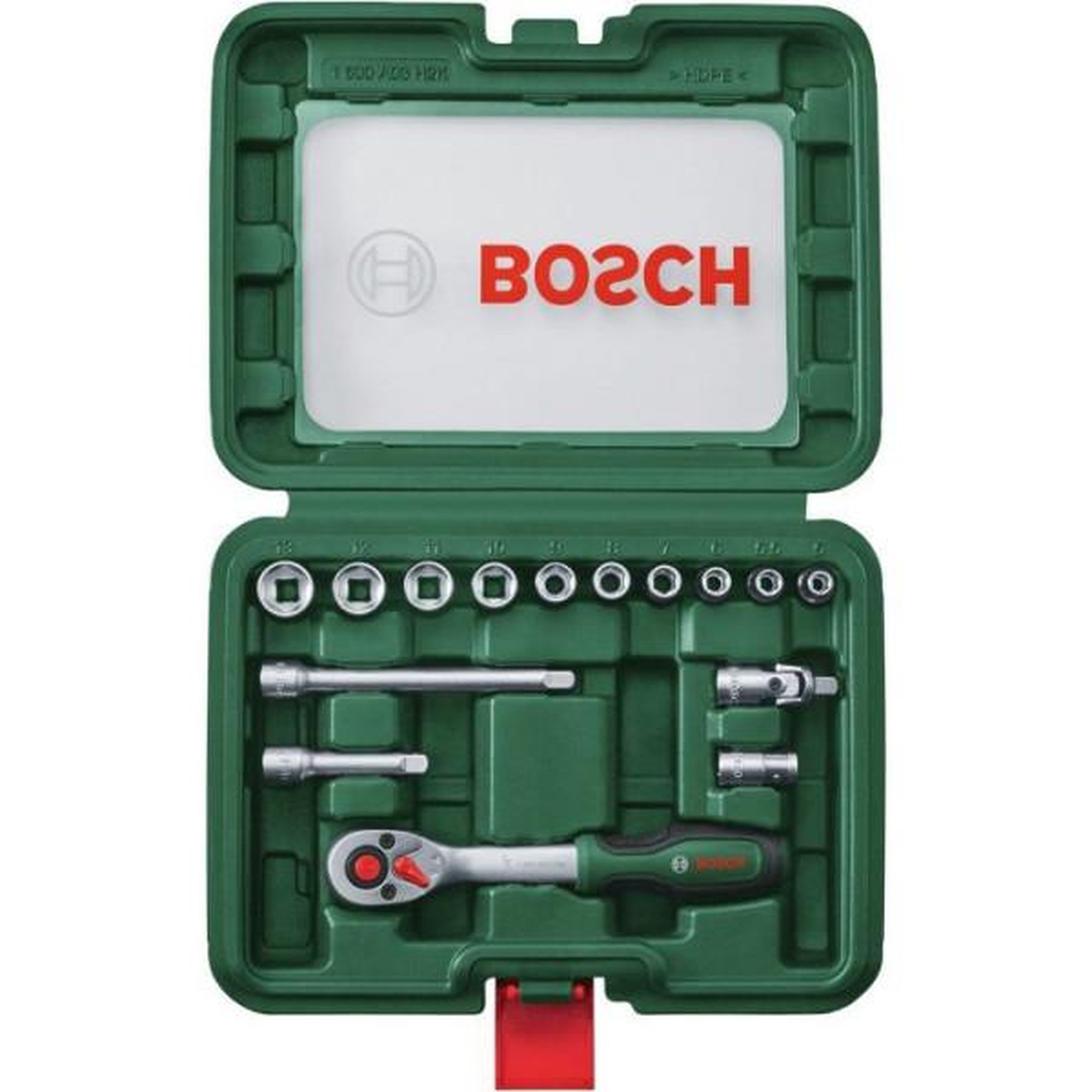Voir la diapositive 3 : BOSCH Set de cliquets 1/4 - bosch - 15pcs