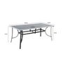 Voir la diapositive 5 : CONCEPT USINE Table de jardin aluminium 10 places RIMINI