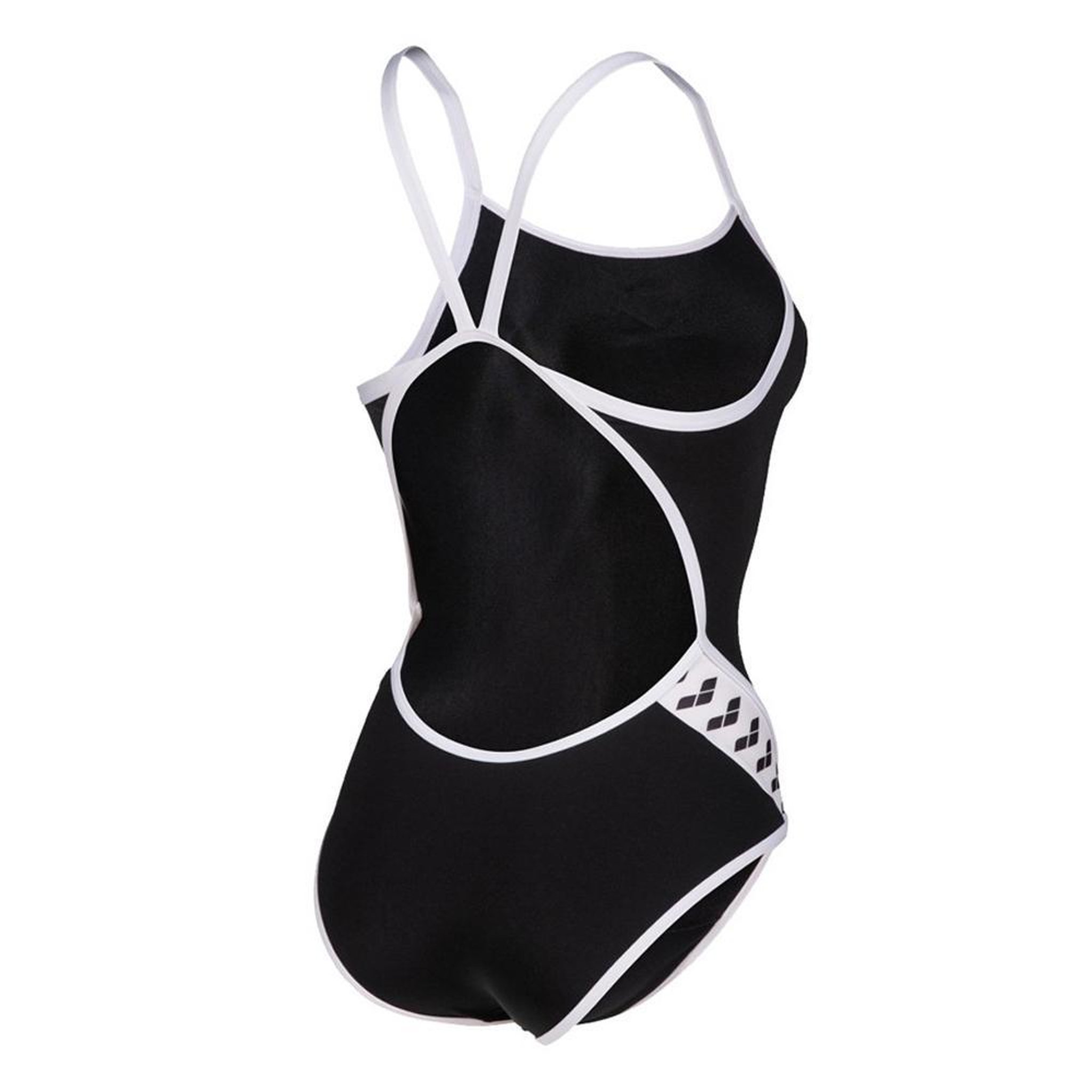 Voir la diapositive 5 : ARENA Maillot de bain noir/blanc femme arena icons super fly