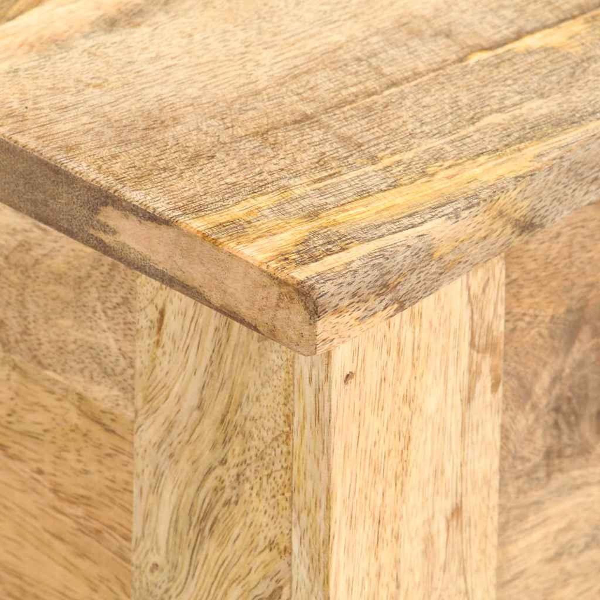Voir la diapositive 5 : VIDAXL Boîte de rangement 99x35x48 cm bois de manguier solide