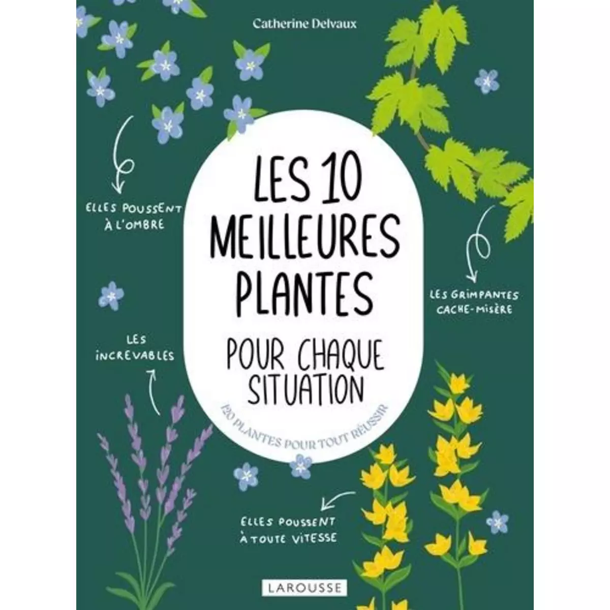  LES 10 MEILLEURES PLANTES POUR CHAQUE SITUATION. 120 PLANTES POUR TOUT REUSSIR, Delvaux Catherine