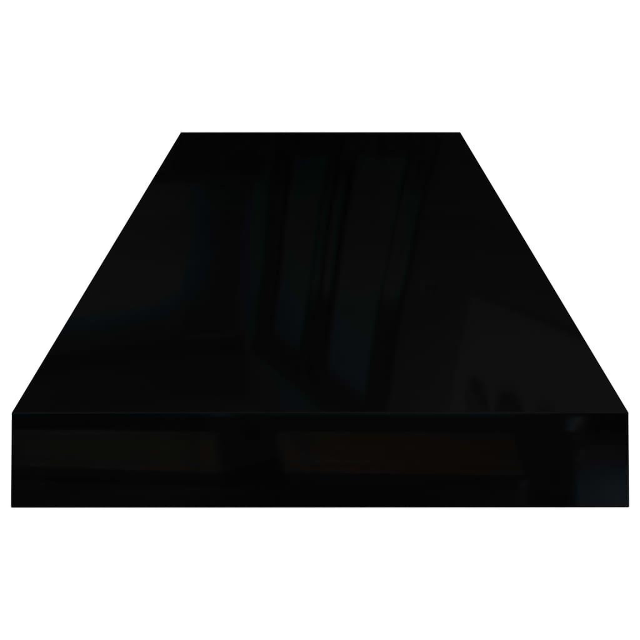Voir la diapositive 5 : VIDAXL Etagere murale flottante 2 pcs Noir brillant 80x23,5x3,8 cm MDF