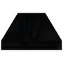 Voir la diapositive 5 : VIDAXL Etagere murale flottante 2 pcs Noir brillant 80x23,5x3,8 cm MDF