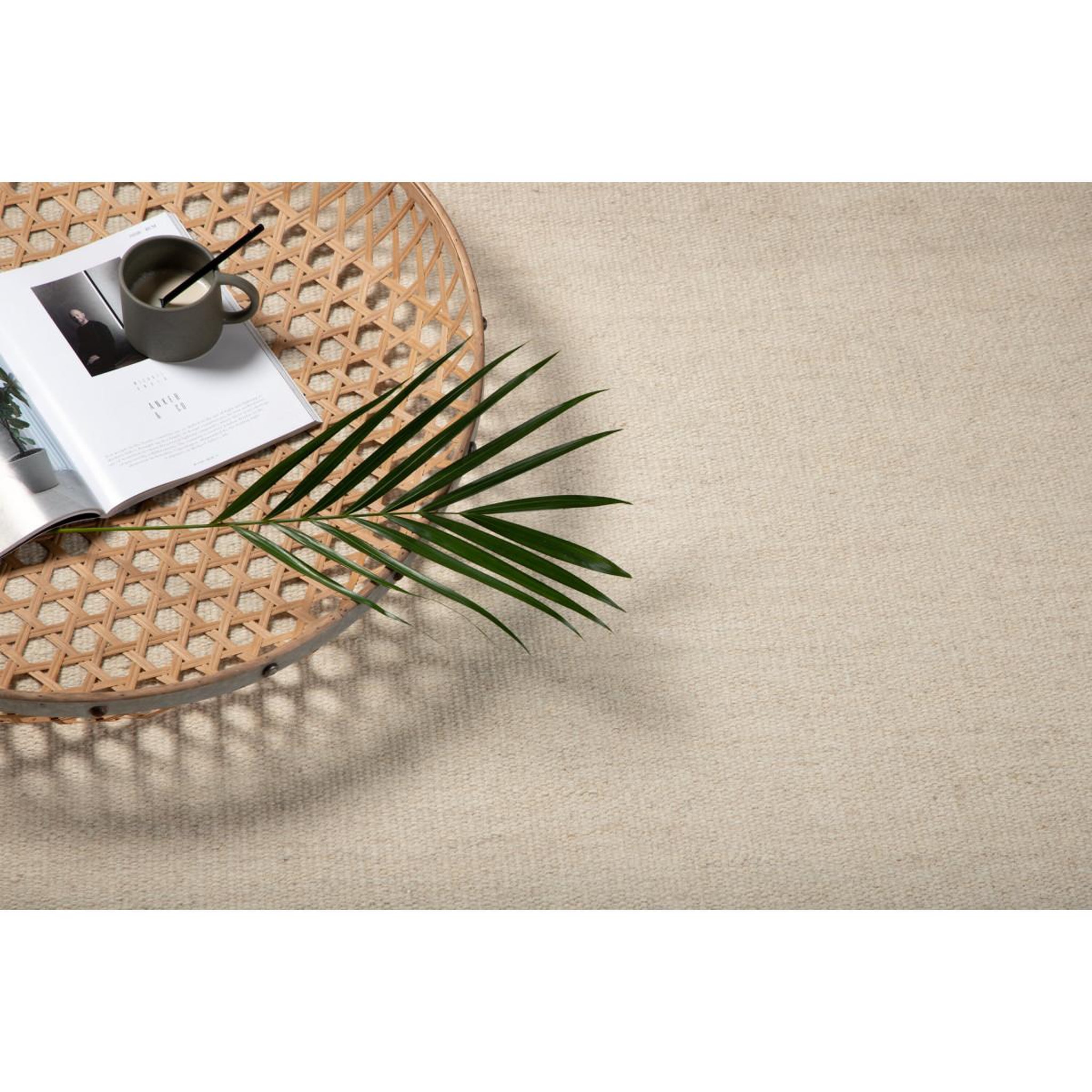Voir la diapositive 5 : Paris Prix Tapis rond  jaipur  200cm beige