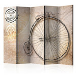 Paris Prix Paravent 5 Volets  Vintage Bicycles Sepia  172x225cm