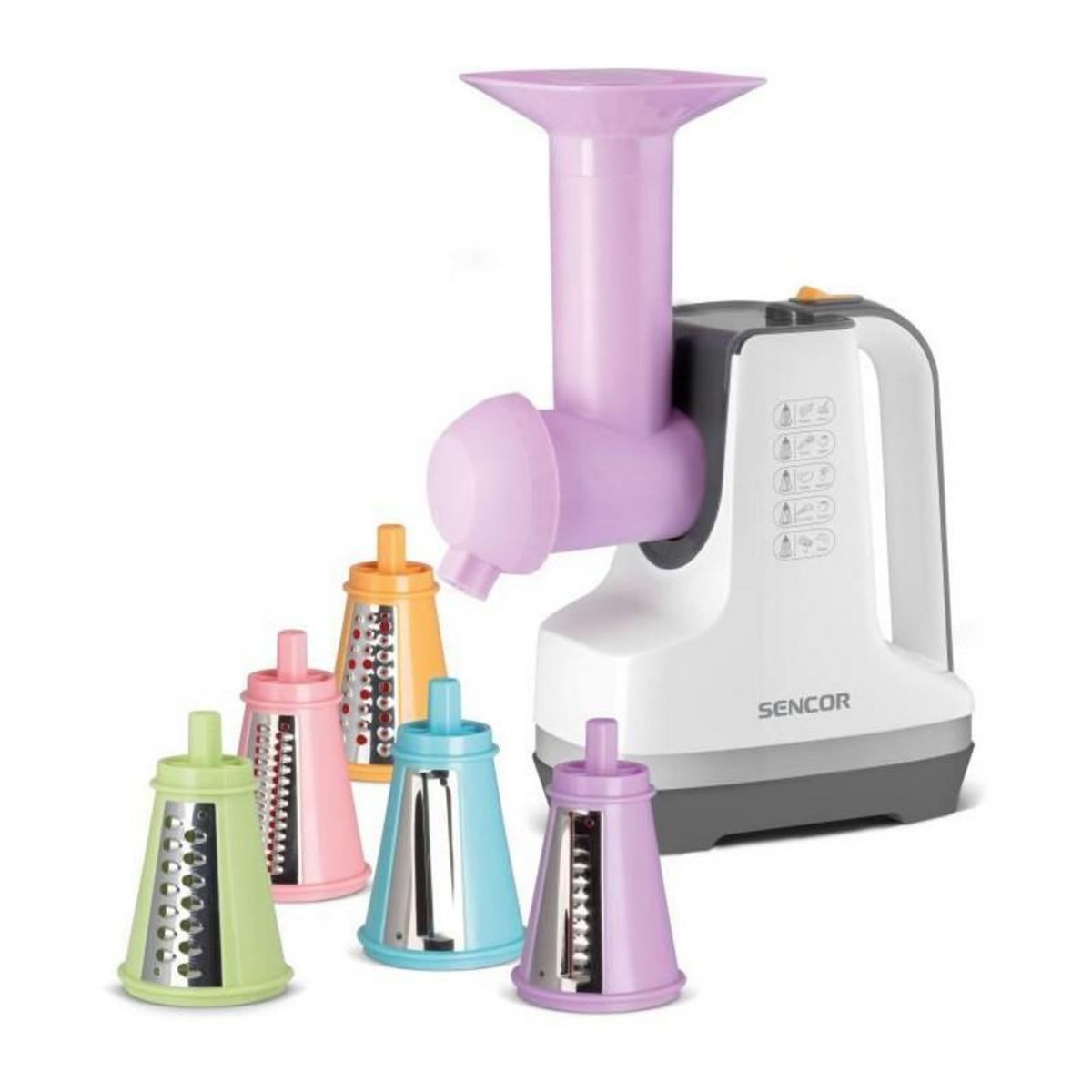 SENCO Trancheuse et râpe - SENCOR - SSG 4500WH - 150 W - Blanc