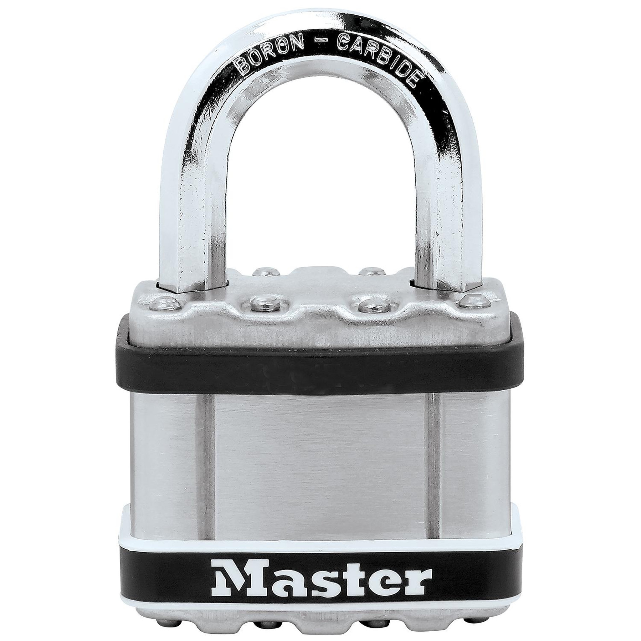 Master lock Cadenas en acier laminé haute sécurité [protection en acier inoxydable] m5eurdsts