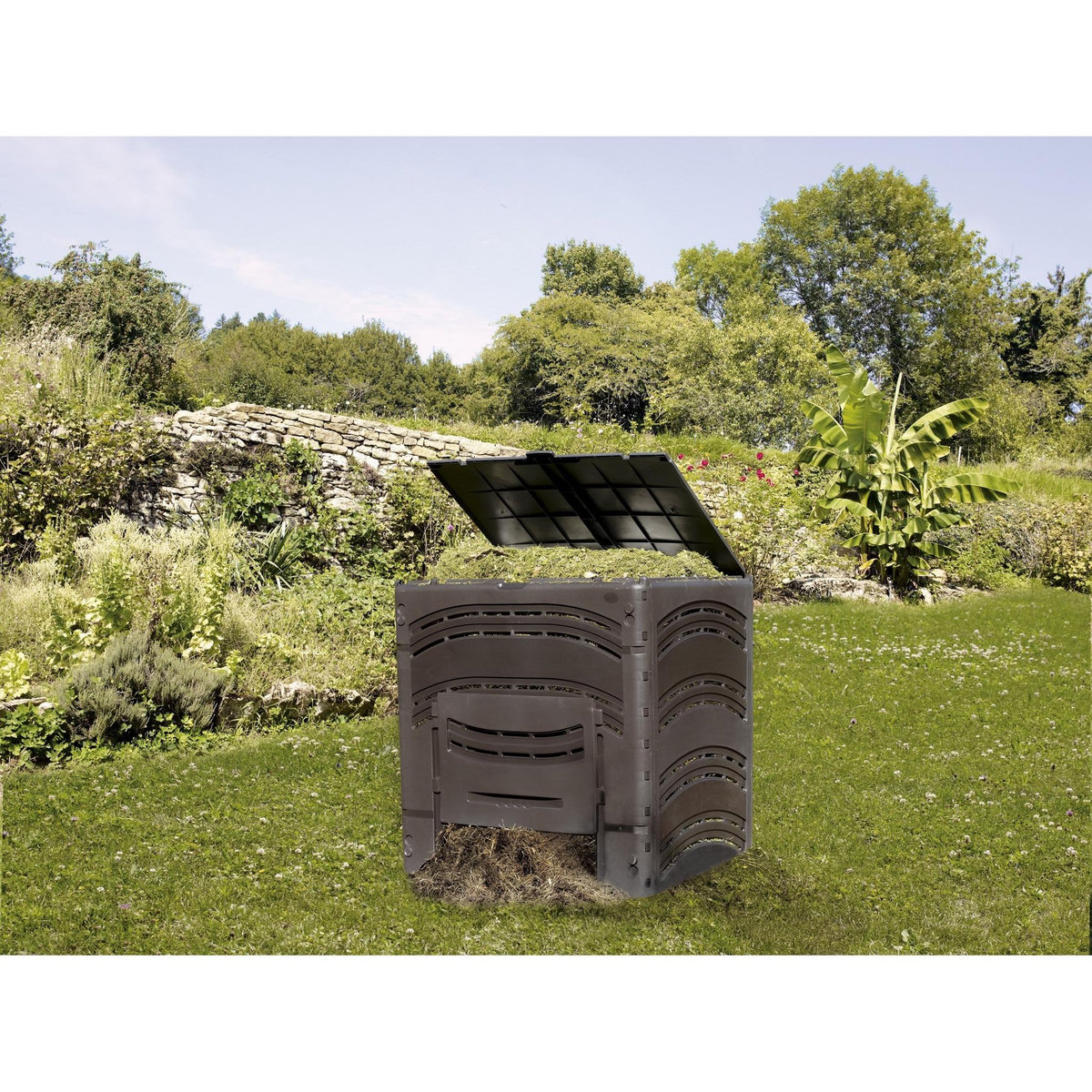 Belli Composteur - Résine - Noir - 350 Litres