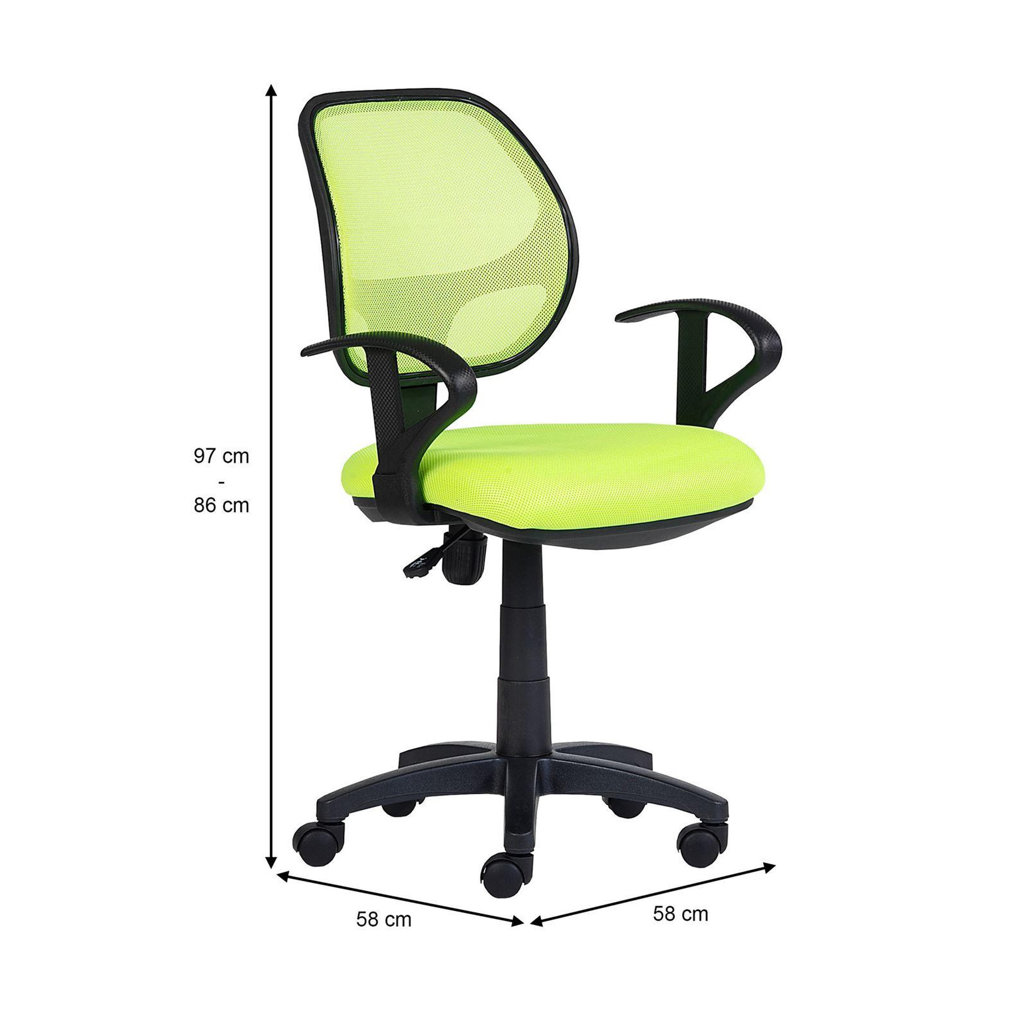 Voir la diapositive 5 : IDIMEX Chaise de bureau pour enfant COOL
