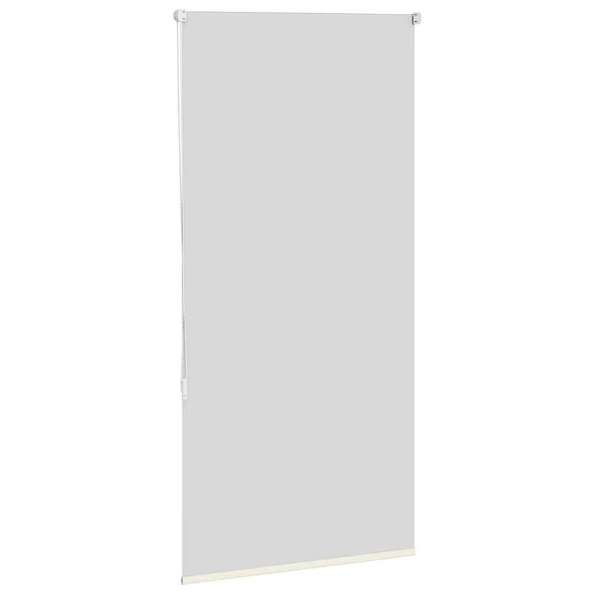 VIDAXL Store enrouleur occultant blanc casse 65x130cm largeur du tissu