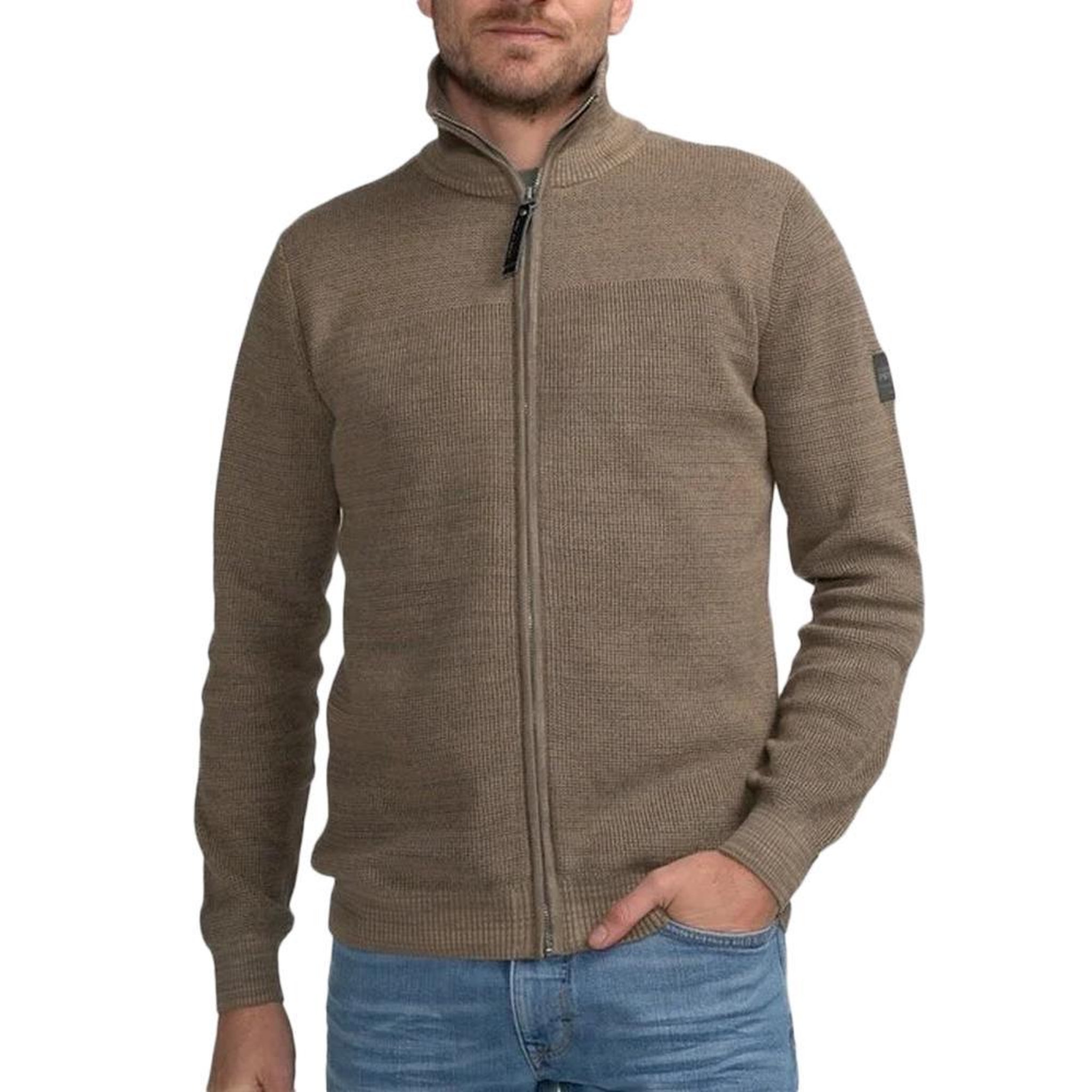 Petrol Industries Pull Zippé  Homme Petrol Industries Knitwear Collar