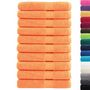 Voir la diapositive 2 : VIDAXL Serviettes de qualité supérieure SOLUND 10 pcs orange 600 g m²