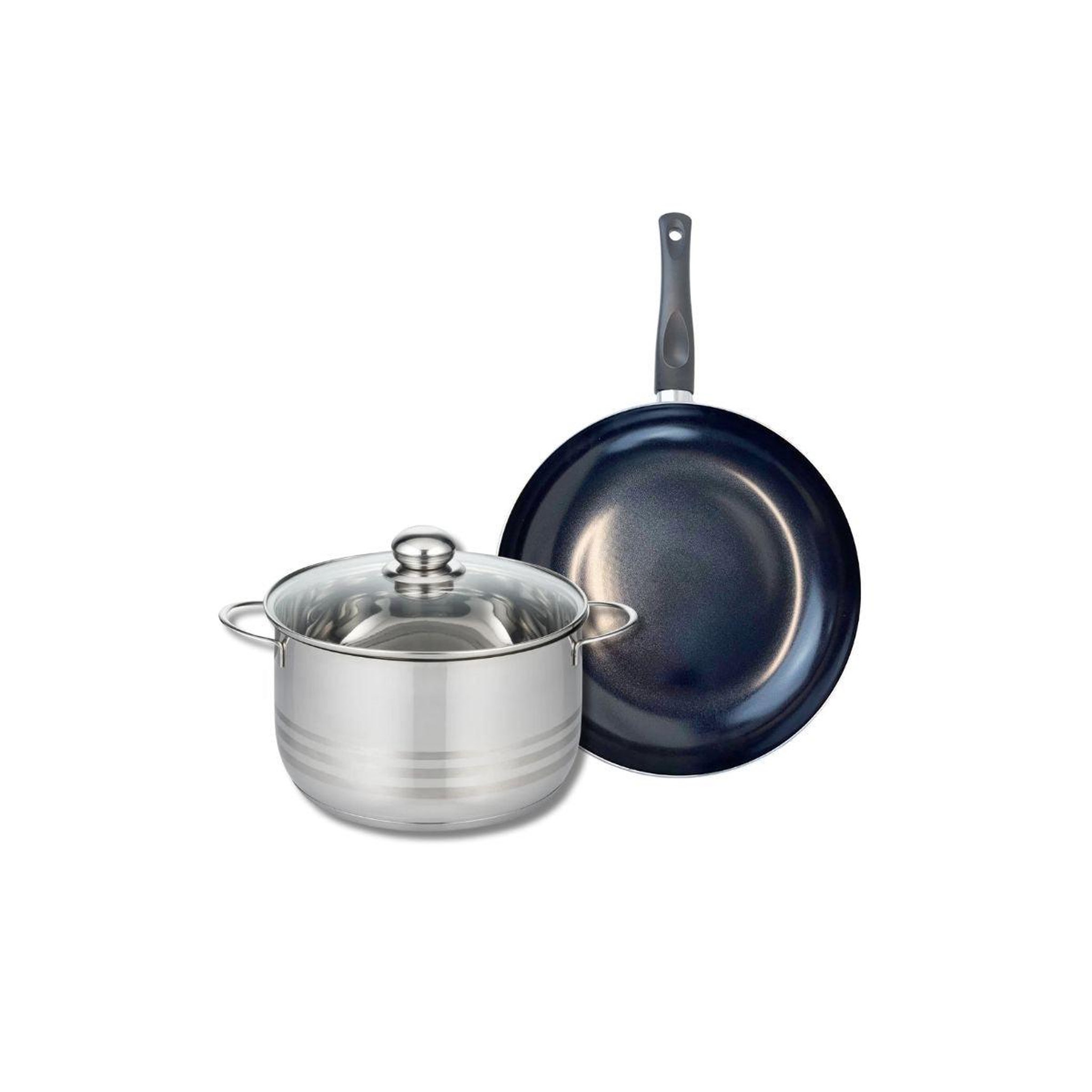 ELO Ensemble de 1 poêle de cuisson 28 cm et 1 faitout 24 cm elo prima brillant