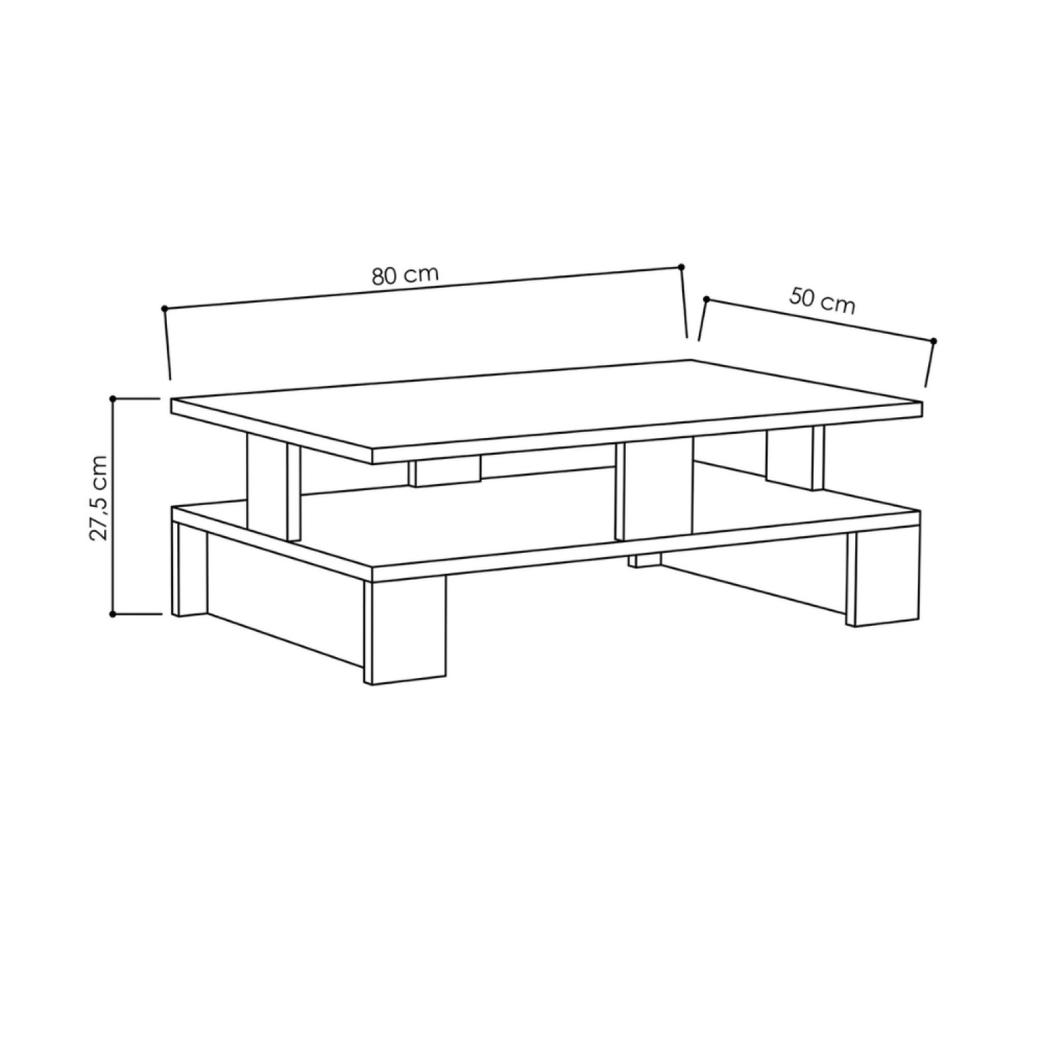 Voir la diapositive 3 : CONCEPT USINE Table basse bois LUCO