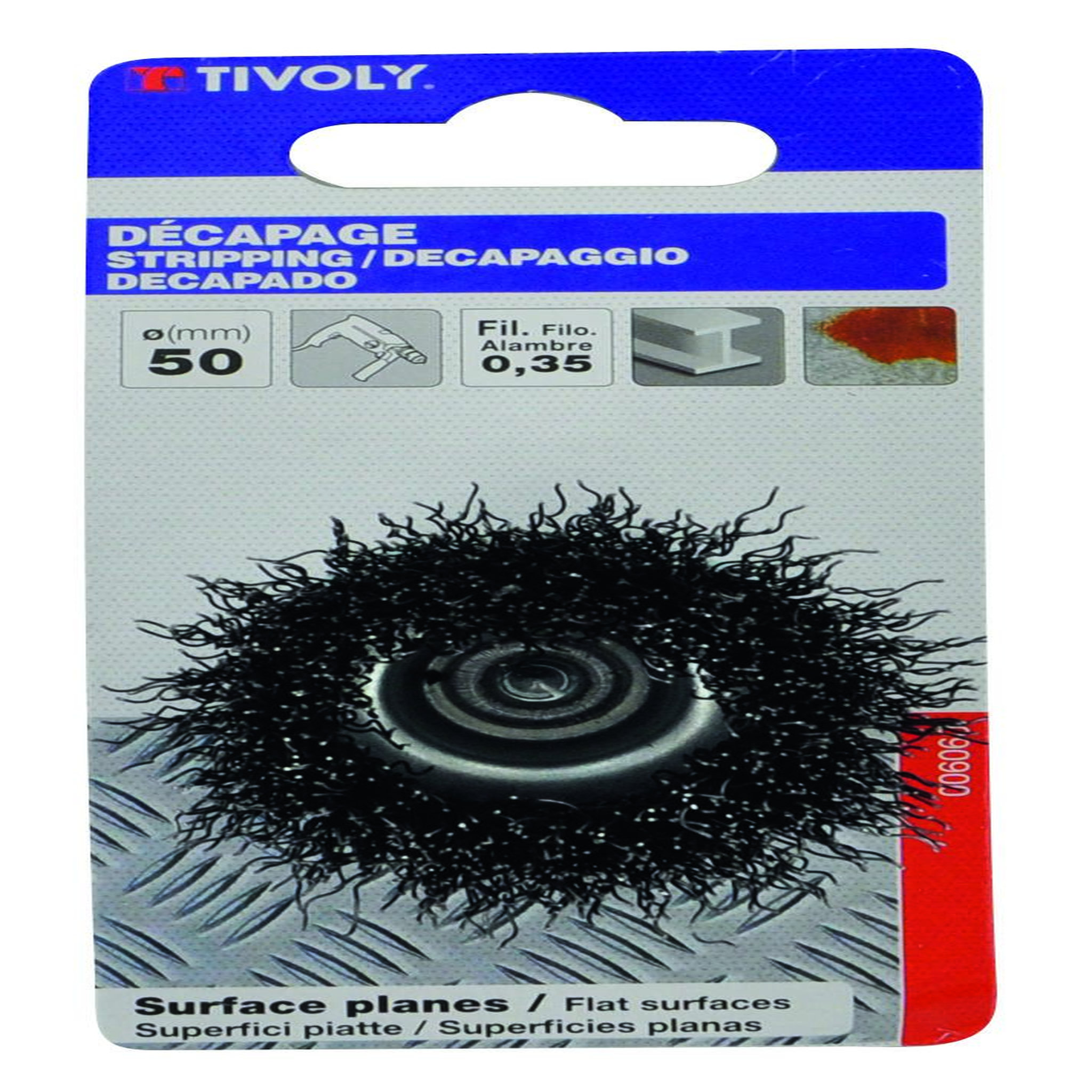 TIVOLY Brosse coupe perceuse pour métal TIVOLY, Diam.50 mm