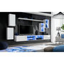 Voir la diapositive 2 : Paris Prix Ensemble Meuble TV Design  Switch XXV  280cm Blanc