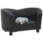 Voir la diapositive 1 : VIDAXL Canape pour chien Noir 67x41x39 cm Similicuir
