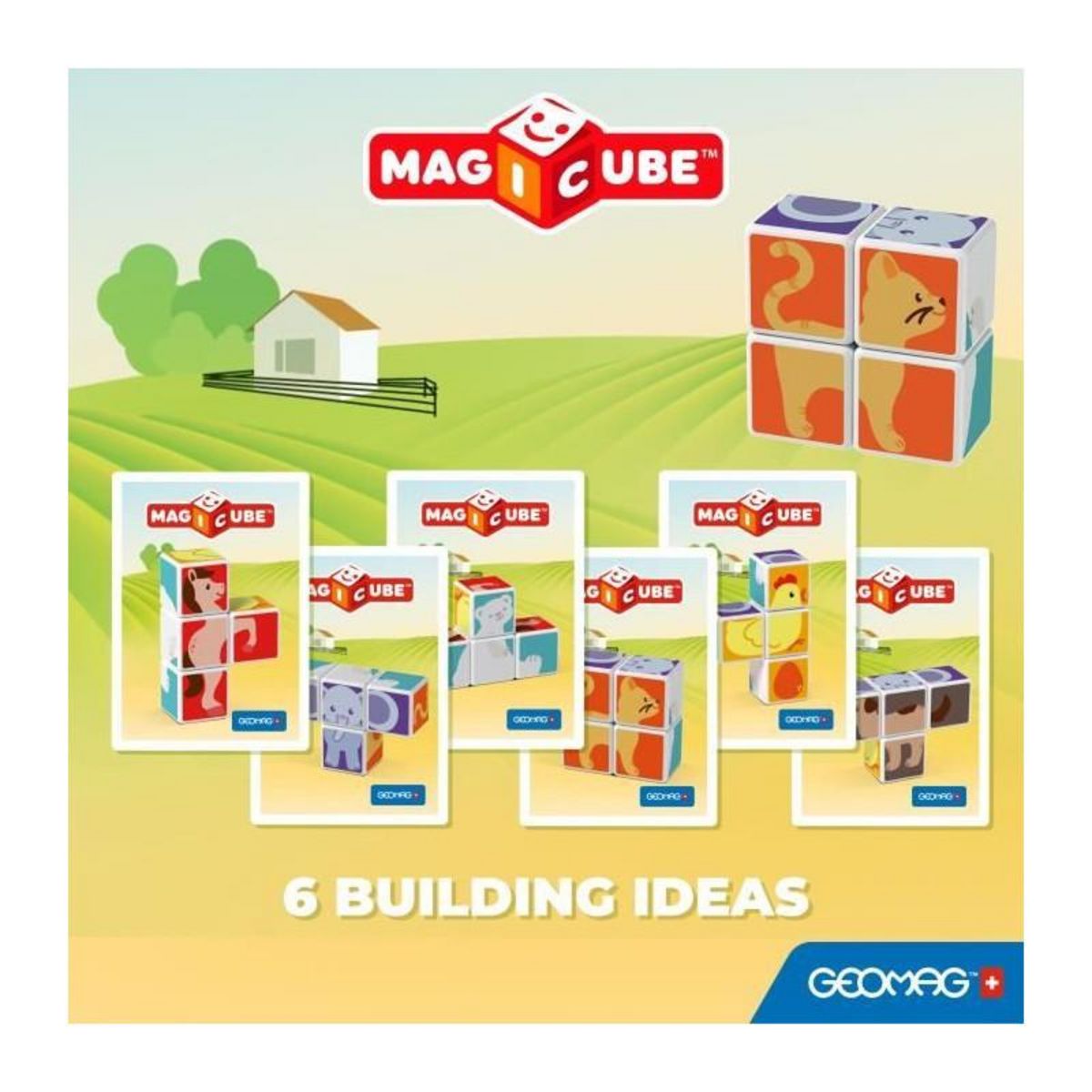 Giochi Preziosi MAGICUBE Animaux Amis (4 Cubes)