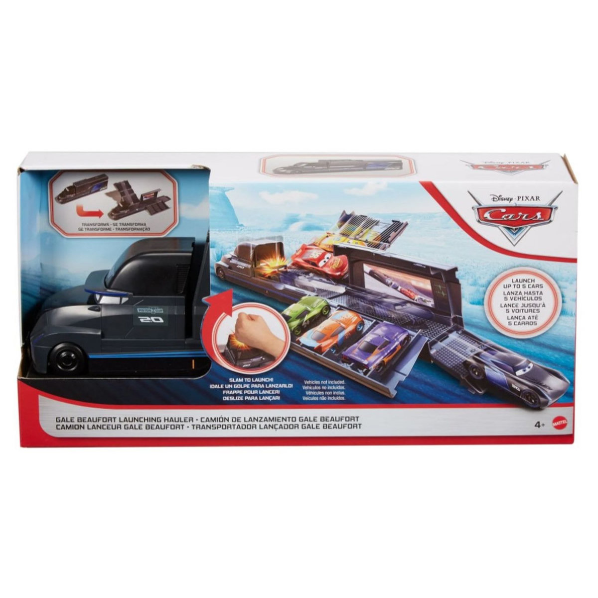 MATTEL Disney Cars - Camion lanceur Jackson Storm 