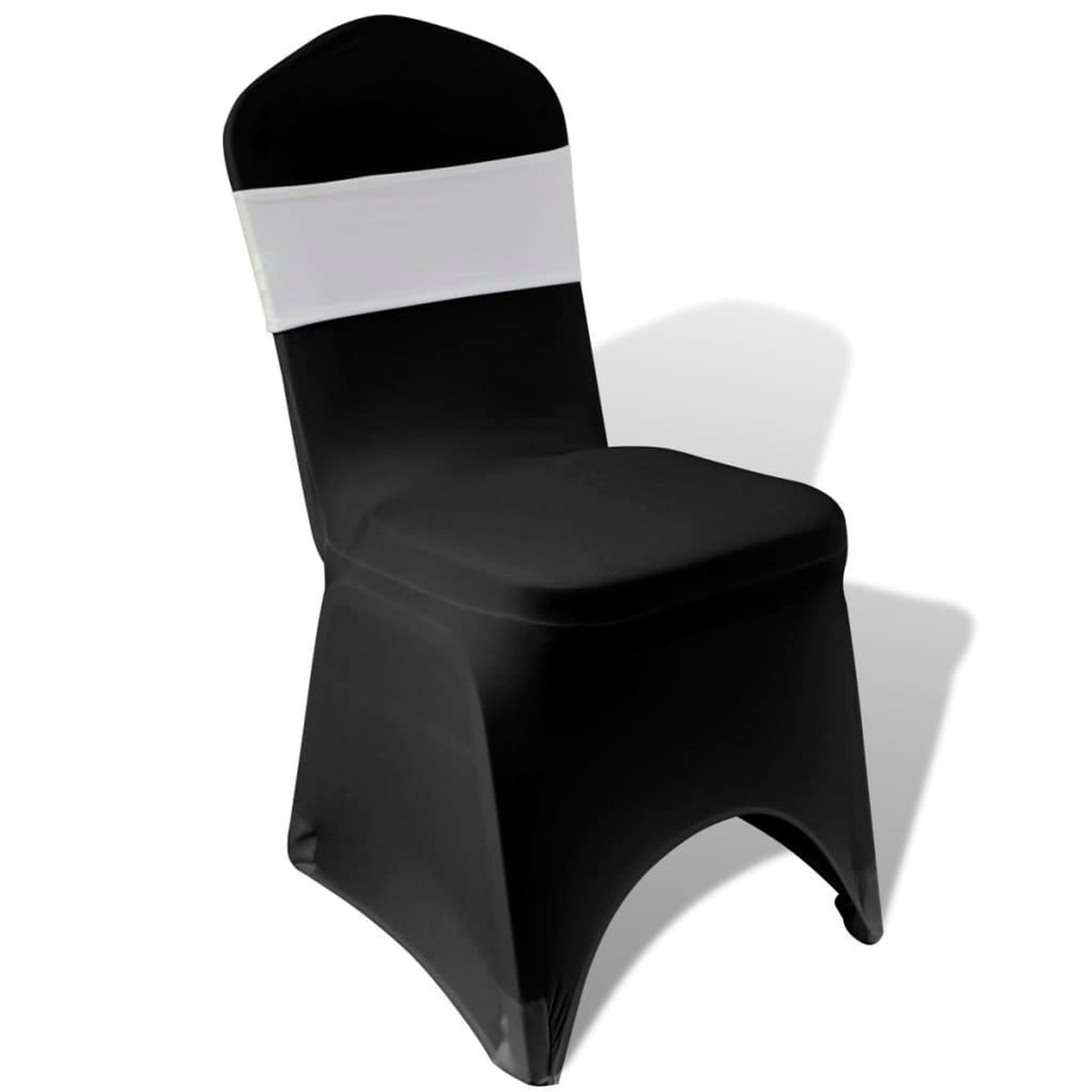 Voir la diapositive 4 : VIDAXL 25 bandes de chaise decoratives extensibles creme
