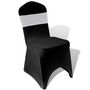 Voir la diapositive 4 : VIDAXL 25 bandes de chaise decoratives extensibles creme
