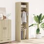 Voir la diapositive 3 : VIDAXL Garde-robe Chene sonoma 50x50x200 cm Bois d'ingenierie