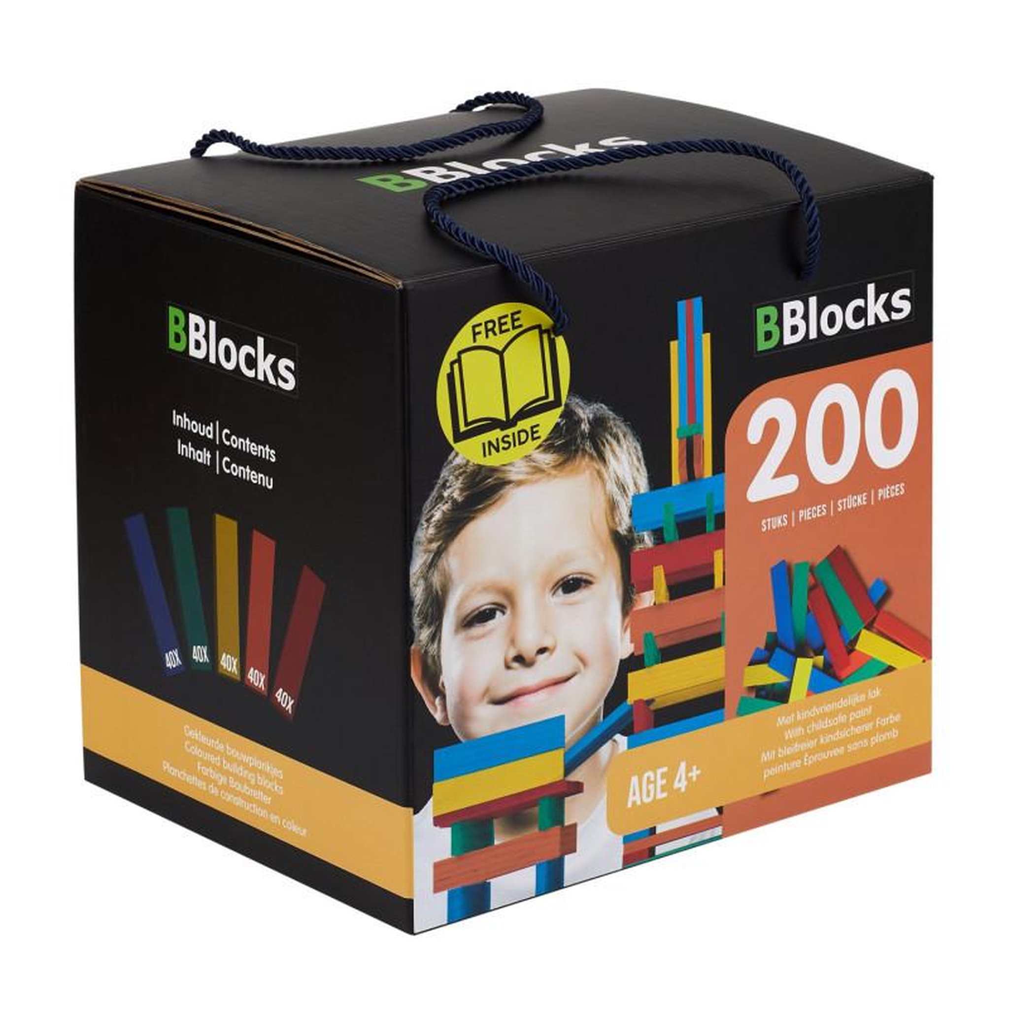 BBLOCKS BBlocks Building boards Color, 200dlg. BBL200KL-N2