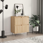 VIDAXL Buffet Chene sonoma 60x35x70 cm Bois d'ingenierie