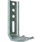 CENTRALE BRICO Equerre de fixation acier zingué, H.130 x L.70 x P.30 mm