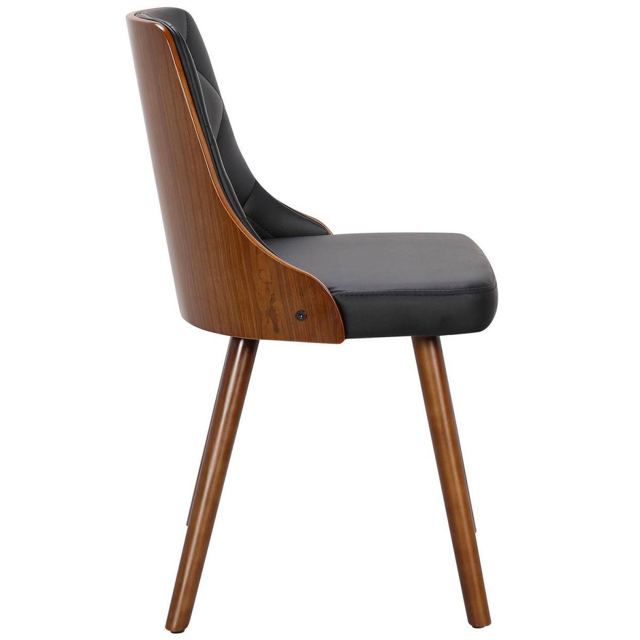 Voir la diapositive 4 : Paris Prix Lot de 4 chaises scandinave  cargo  79cm noisette & noir