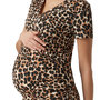 Voir la diapositive 3 : MAMALICIOUS Robe de grossesse e/Marron Femme Mamalicious Meju