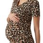 Voir la diapositive 3 : MAMALICIOUS Robe de grossesse e/Marron Femme Mamalicious Meju