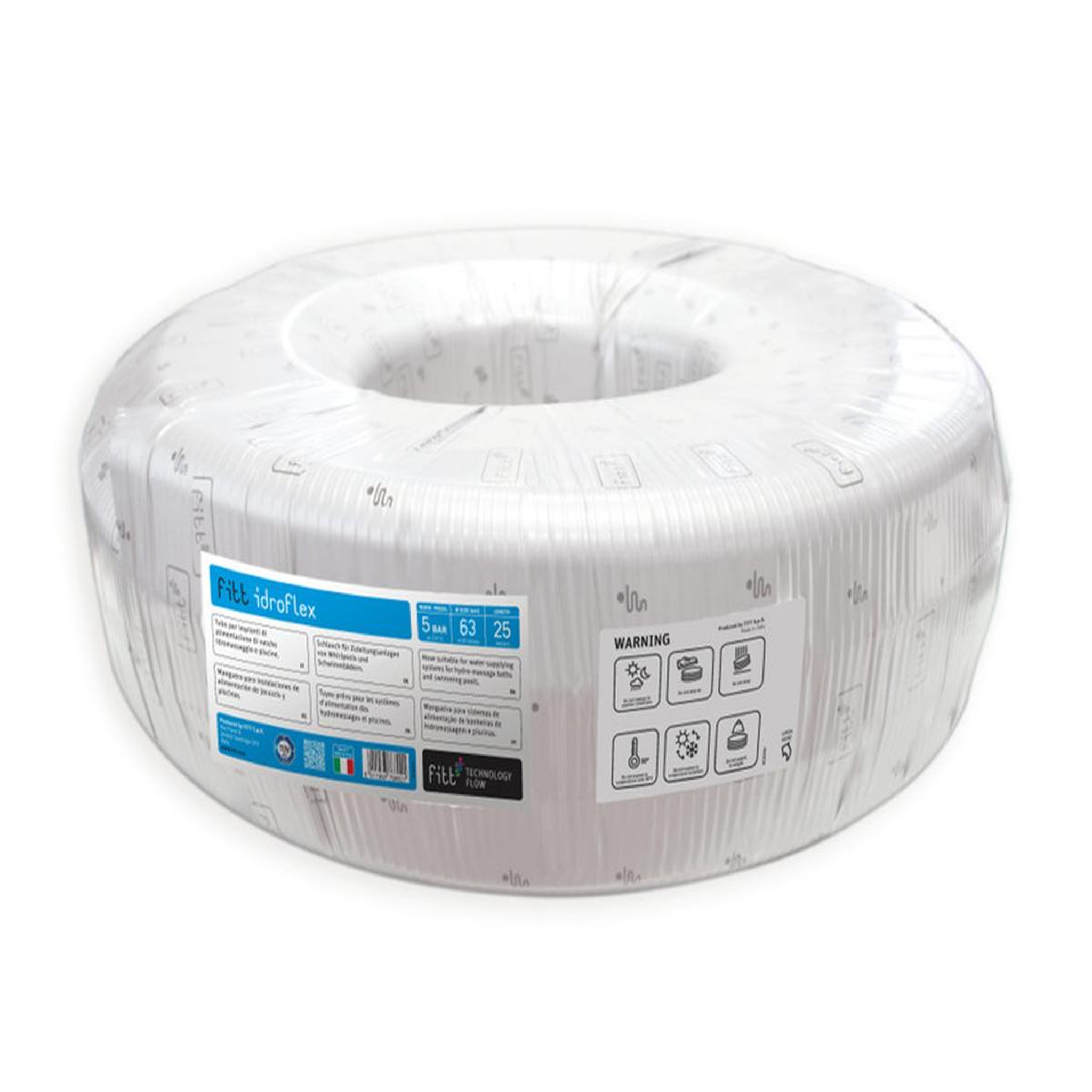 Voir la diapositive 3 : JARDIDECO Tuyau souple pvc fitt idroflex 50 m x ø 50 mm - fitt