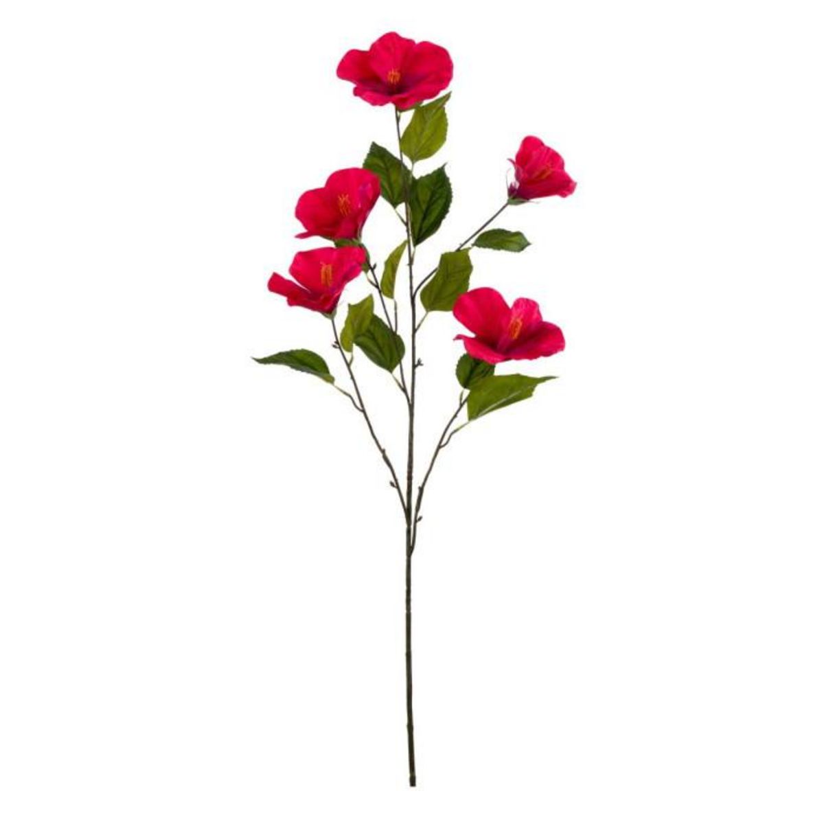 Paris Prix Tige Fleur Artificielle  Hibiscus  119cm Fuchsia