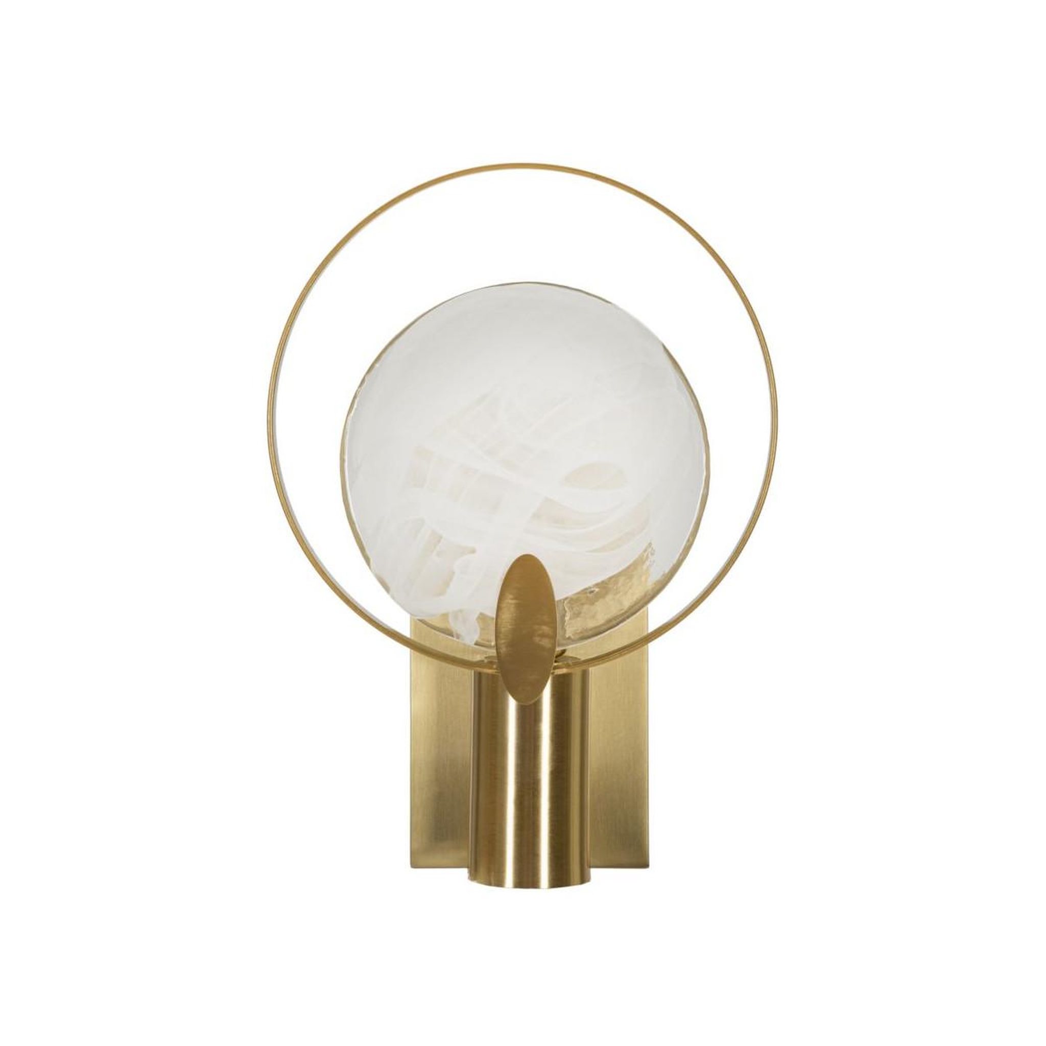 Paris Prix Applique Murale Design en Verre  Oklan  29cm Or