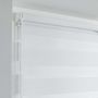 Voir la diapositive 2 : Paris Prix Store Enrouleur Jour Nuit  Daynight  60x180cm Blanc