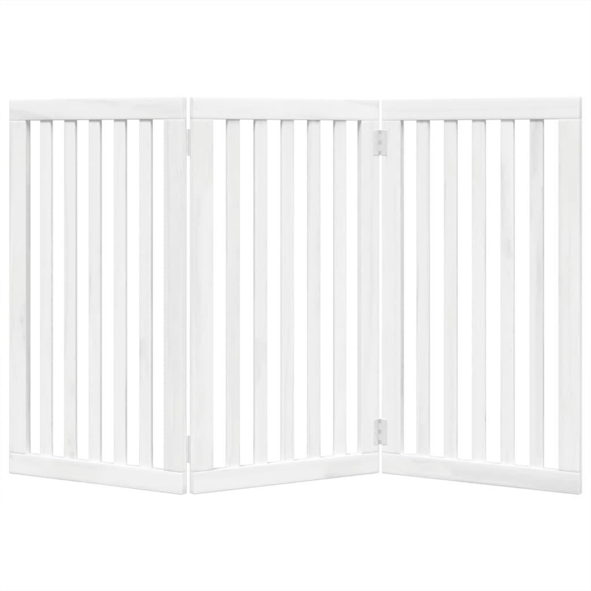 Voir la diapositive 4 : VIDAXL Barriere pour chien pliable 3 panneaux 150 cm bois de peuplier