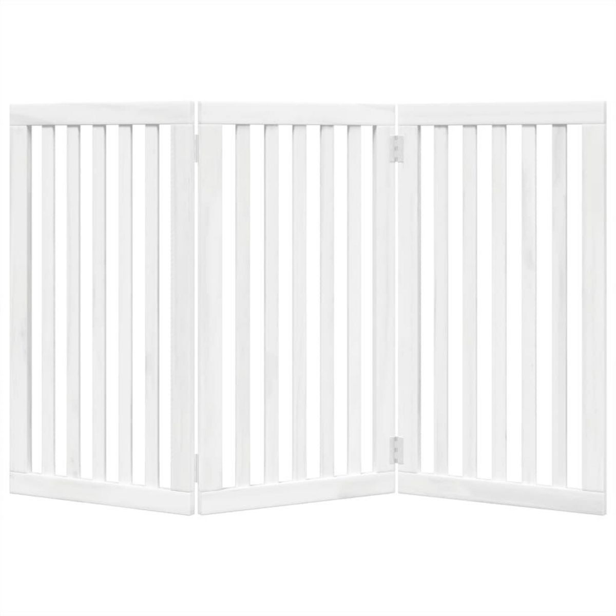 VIDAXL Barriere pour chien pliable 3 panneaux 150 cm bois de peuplier