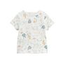 Voir la diapositive 3 : Petit Béguin Ensemble salopette bébé et t-shirt Hawaiki