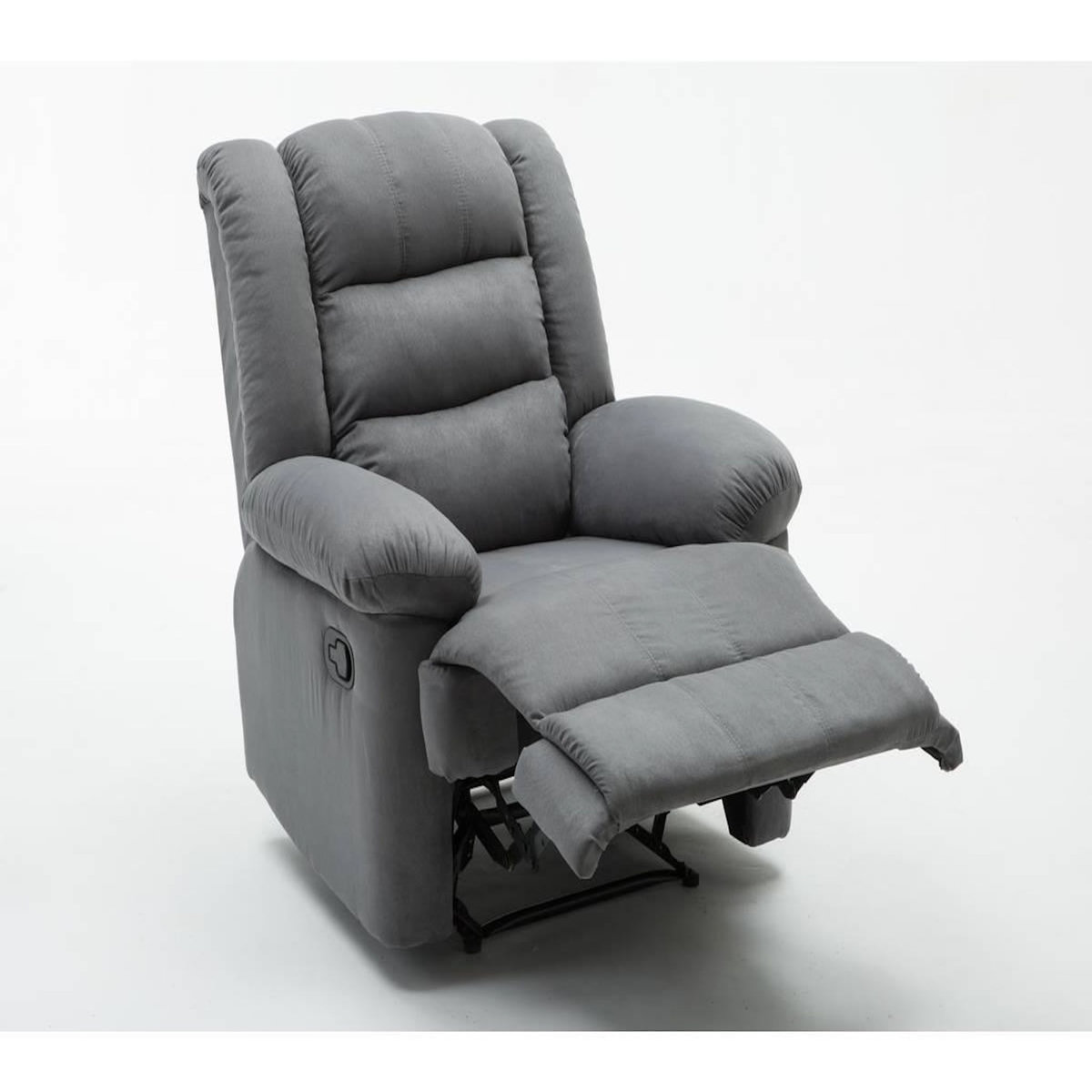 Habitat et Jardin Fauteuil relax  Buckingham  - 85 x 93 x 100 cm - Gris clair