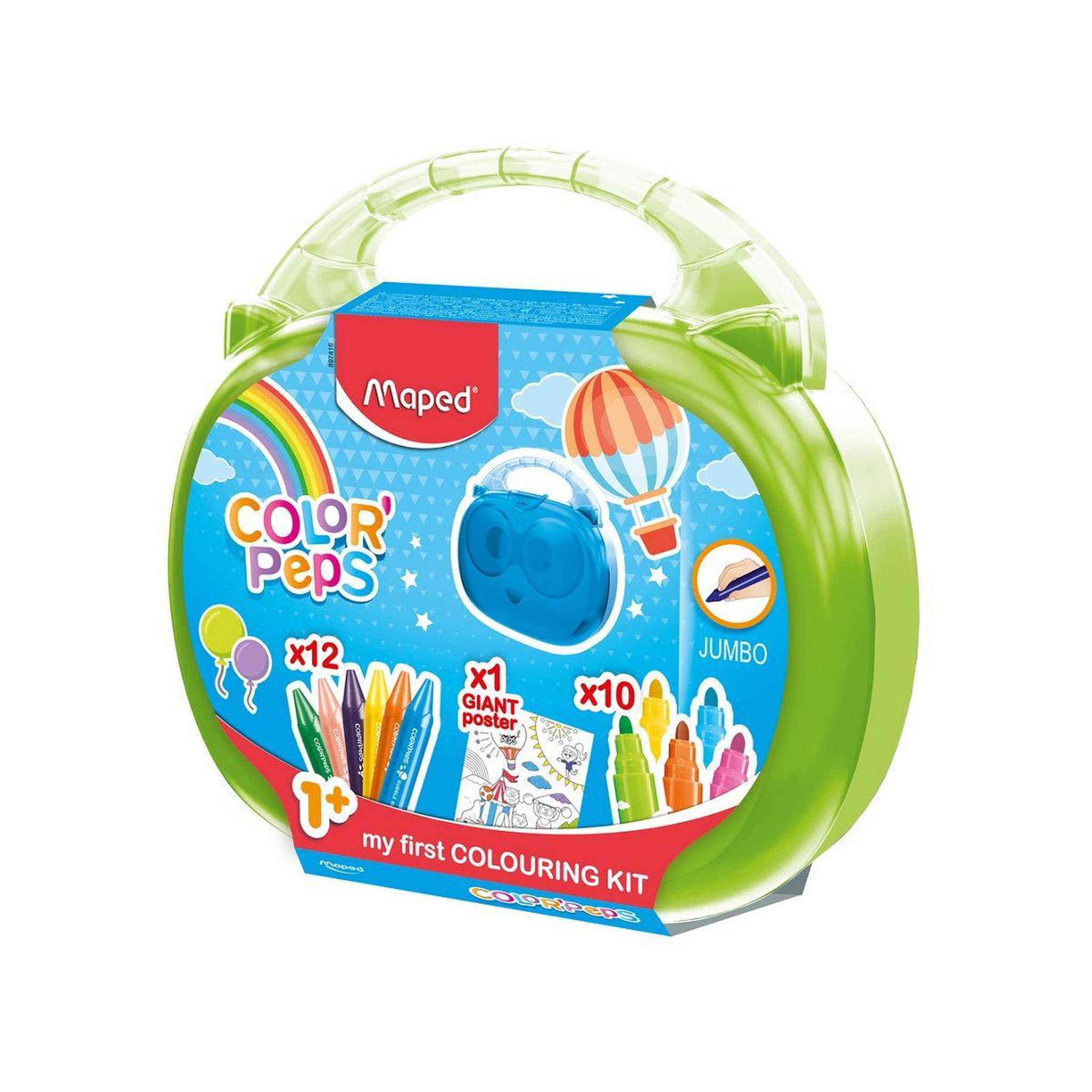 Voir la diapositive 1 : MAPED Maped 897416 coffret cadeau de stylos et crayons Boîte en plastique