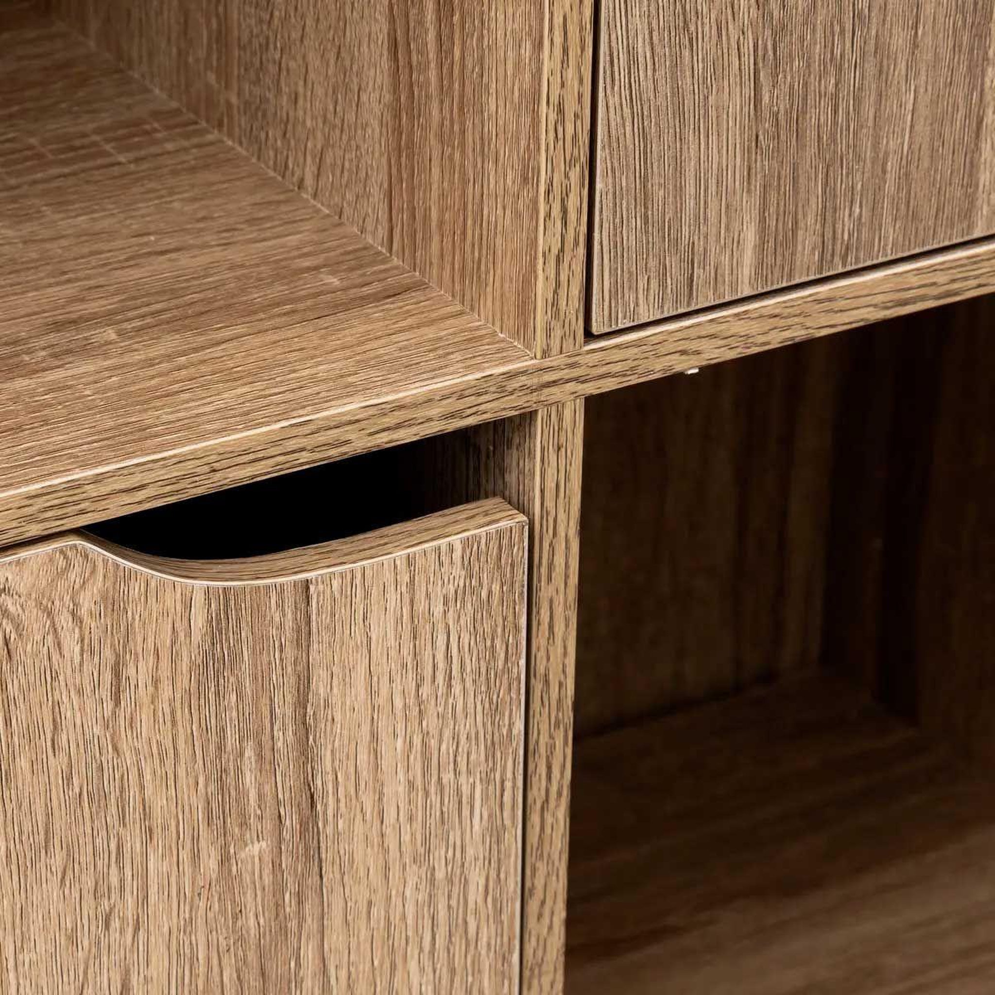 Voir la diapositive 3 : FIVE Étagère 9 Cases  Mix Modul  100cm Naturel