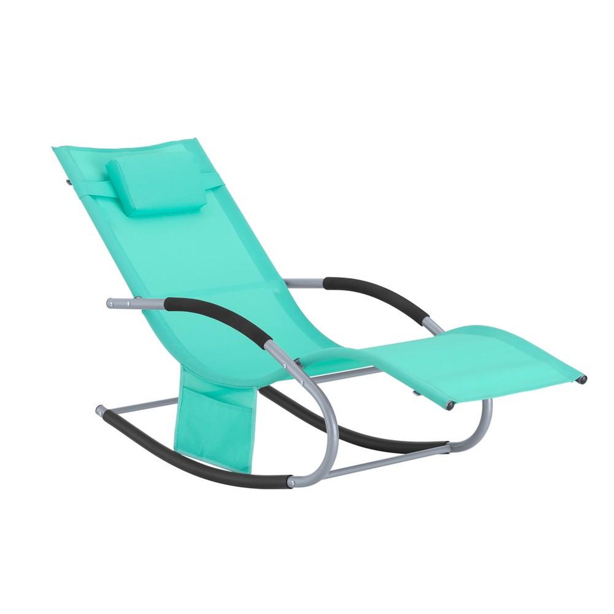 Voir la diapositive 1 : SOBUY SoBuy - Fauteuil À Bascule De Jardin pliable - Moderne - OGS28