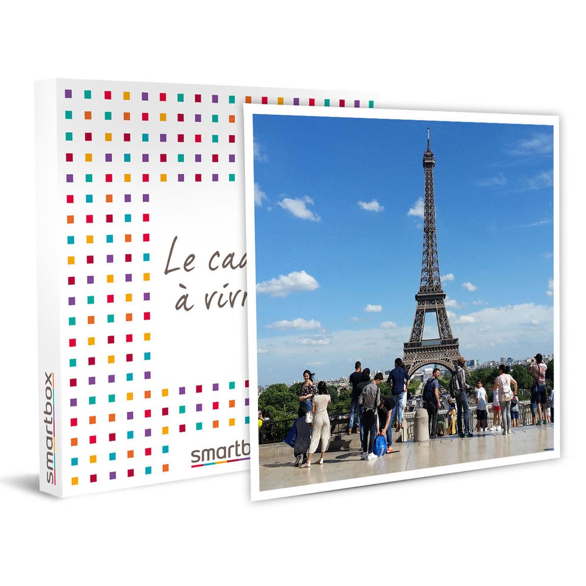 Smartbox Visite guidée d'1h30 de la tour Eiffel avec accès au deuxième étage pour 2 personnes - Coffret Cadeau Multi-thèmes